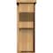 Ekena Millwork Monterey Rough Sawn Corbel w/Backplate, Western Red Cedar, 8"W x 10"D x 22"H COR08X10X22MON01RWR - alternate 2